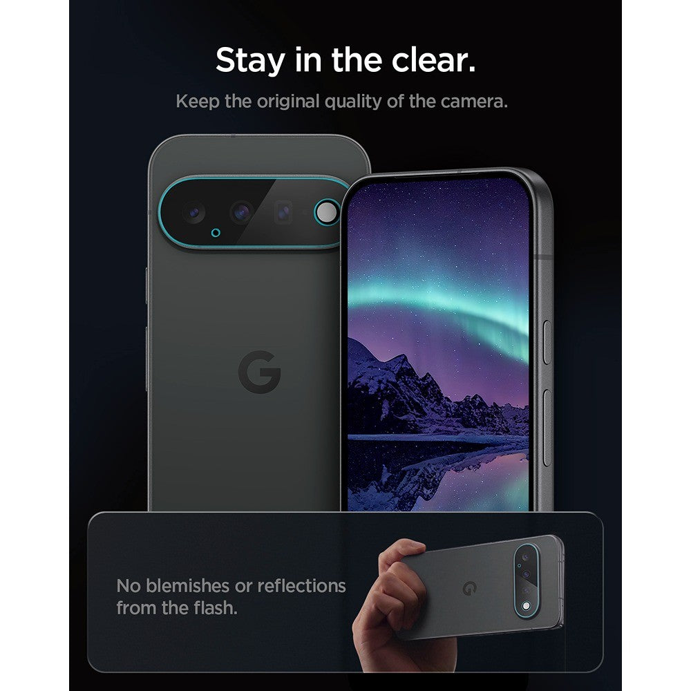 Spigen Google Pixel 11 Kameraskydd GLAS.tR EZ Fit Optik Pro 2-pack