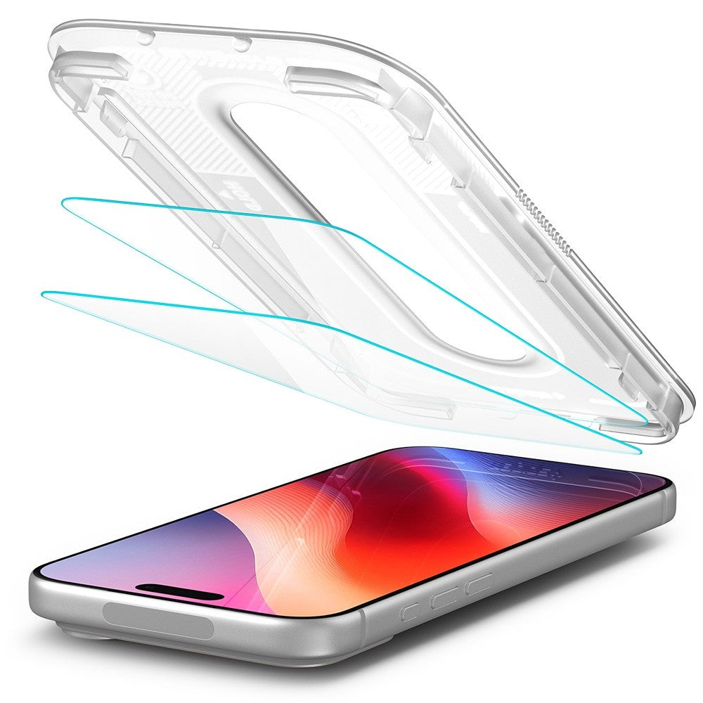 Spigen iPhone 16 Pro Max/17 Pro Max/18 Pro Max Skärmskydd Glas.tR EZ Fit Pro 2-pack