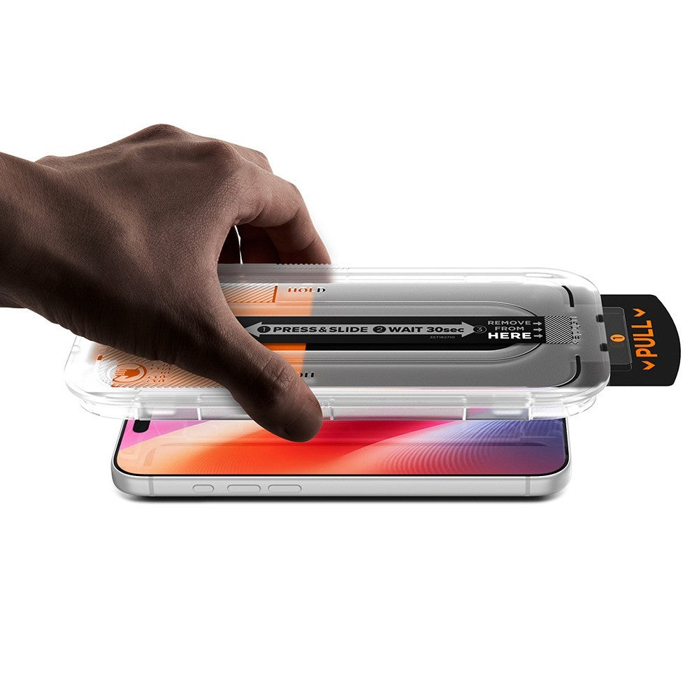 Spigen iPhone 16 Pro Max/17 Pro Max/18 Pro Max Skärmskydd Glas.tR EZ Fit Pro 2-pack
