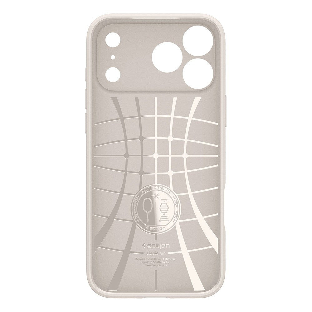 Spigen iPhone 17 Pro/iPhone 18 Pro Skal Liquid Air Natural Titanium