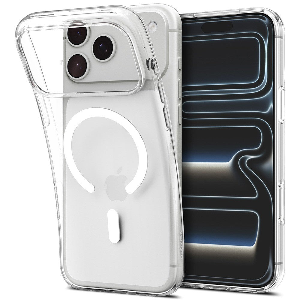 Spigen iPhone 17 Pro/iPhone 18 Pro Skal Liquid Crystal MagFit Clear White