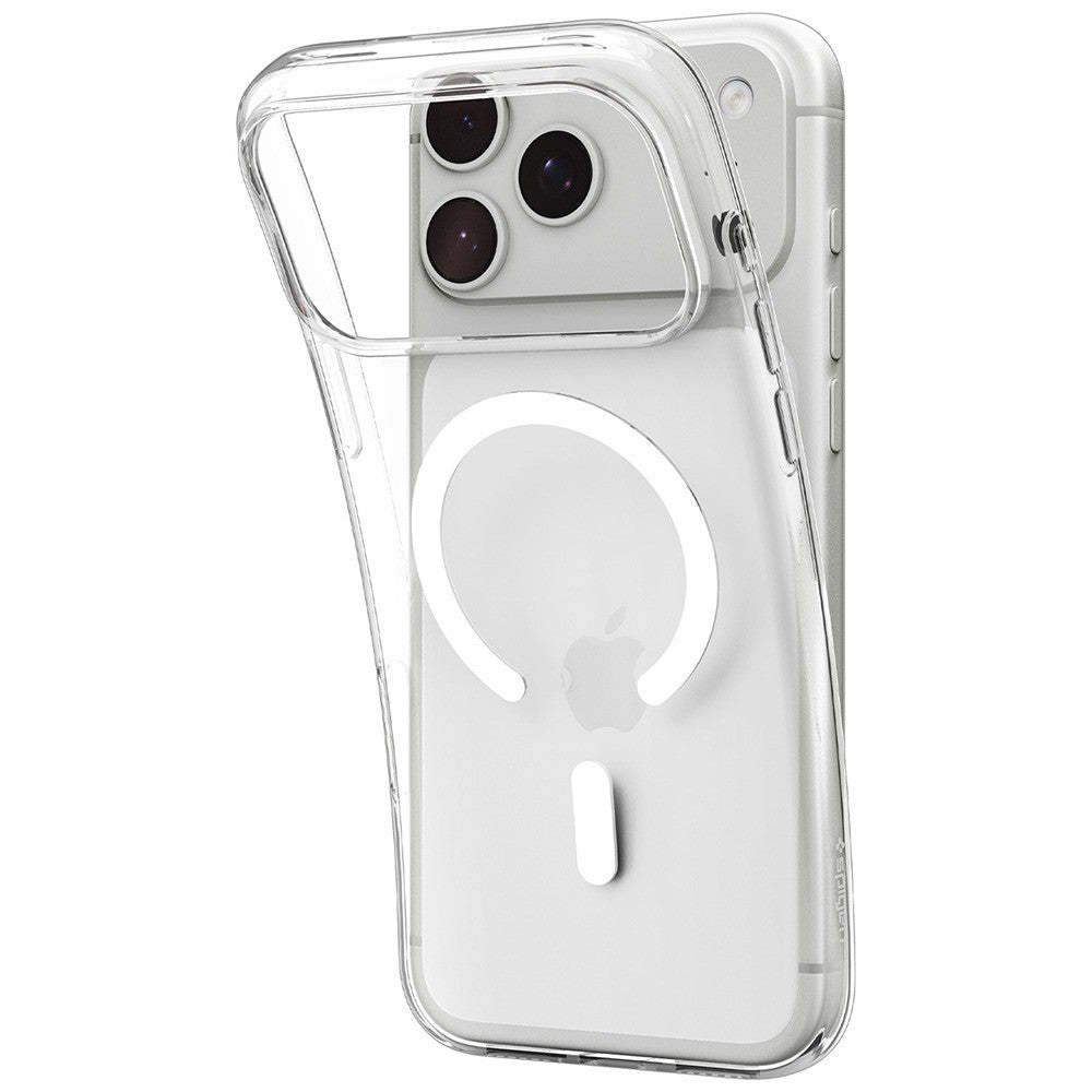 Spigen iPhone 17 Pro/iPhone 18 Pro Skal Liquid Crystal MagFit Clear White
