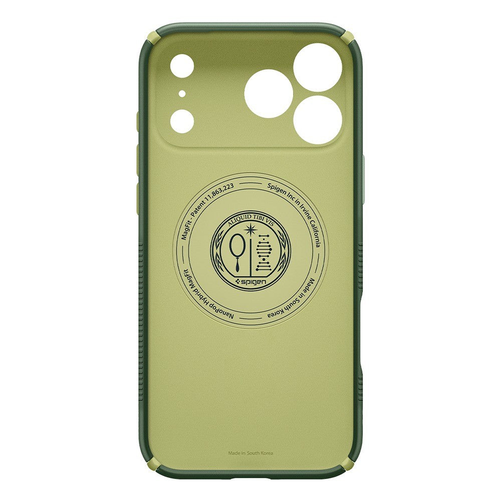 Spigen iPhone 17 Pro/iPhone 18 Pro Skal Nano Pop Hybrid MagFit Avo Green