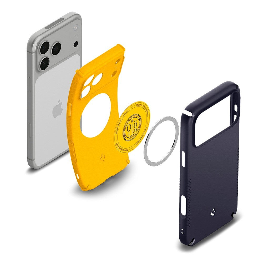 Spigen iPhone 17 Pro/iPhone 18 Pro Skal Nano Pop Hybrid MagFit Blueberry Navy