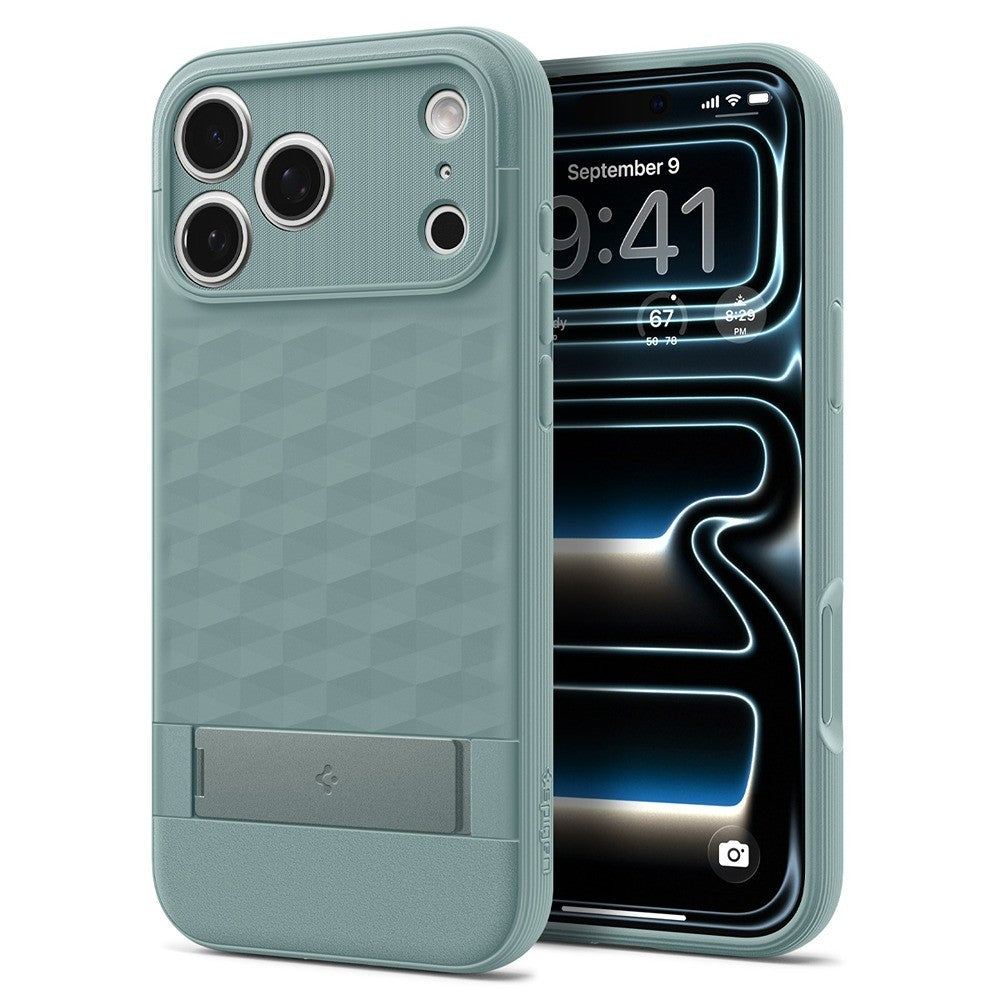 Spigen iPhone 17 Pro/iPhone 18 Pro Skal Parallax S MagFit Sage Green