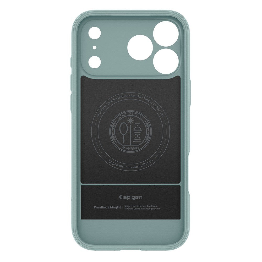 Spigen iPhone 17 Pro/iPhone 18 Pro Skal Parallax S MagFit Sage Green