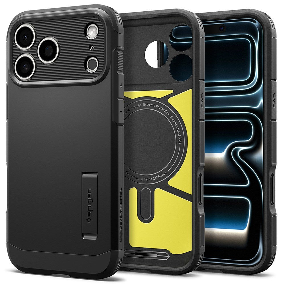 Spigen iPhone 17 Pro/iPhone 18 Pro Skal Tough Armor T MagFit Svart