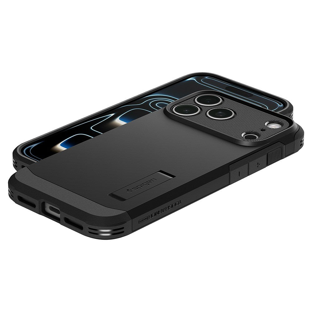 Spigen iPhone 17 Pro/iPhone 18 Pro Skal Tough Armor T MagFit Svart