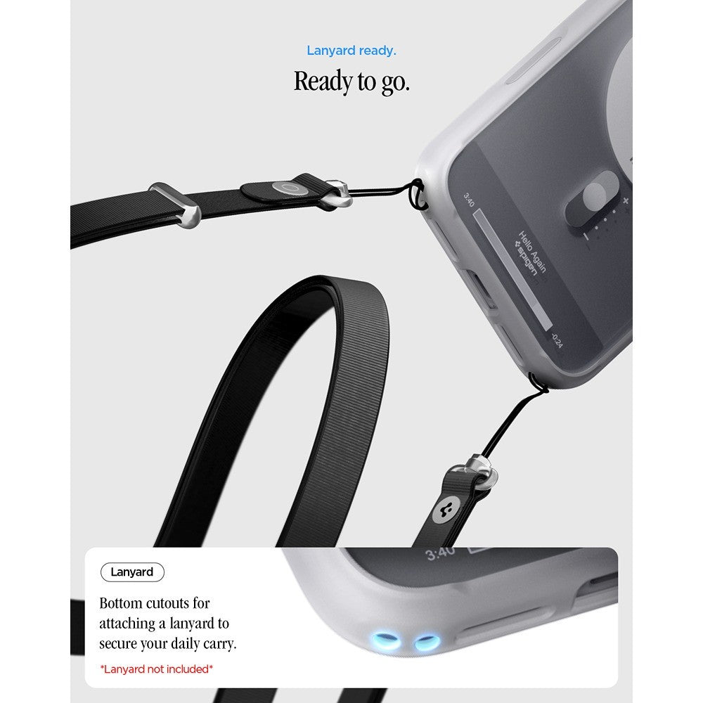 Spigen iPhone 17 Pro/iPhone 18 Pro Skal Ultra Hybrid MagFit Classic Silver