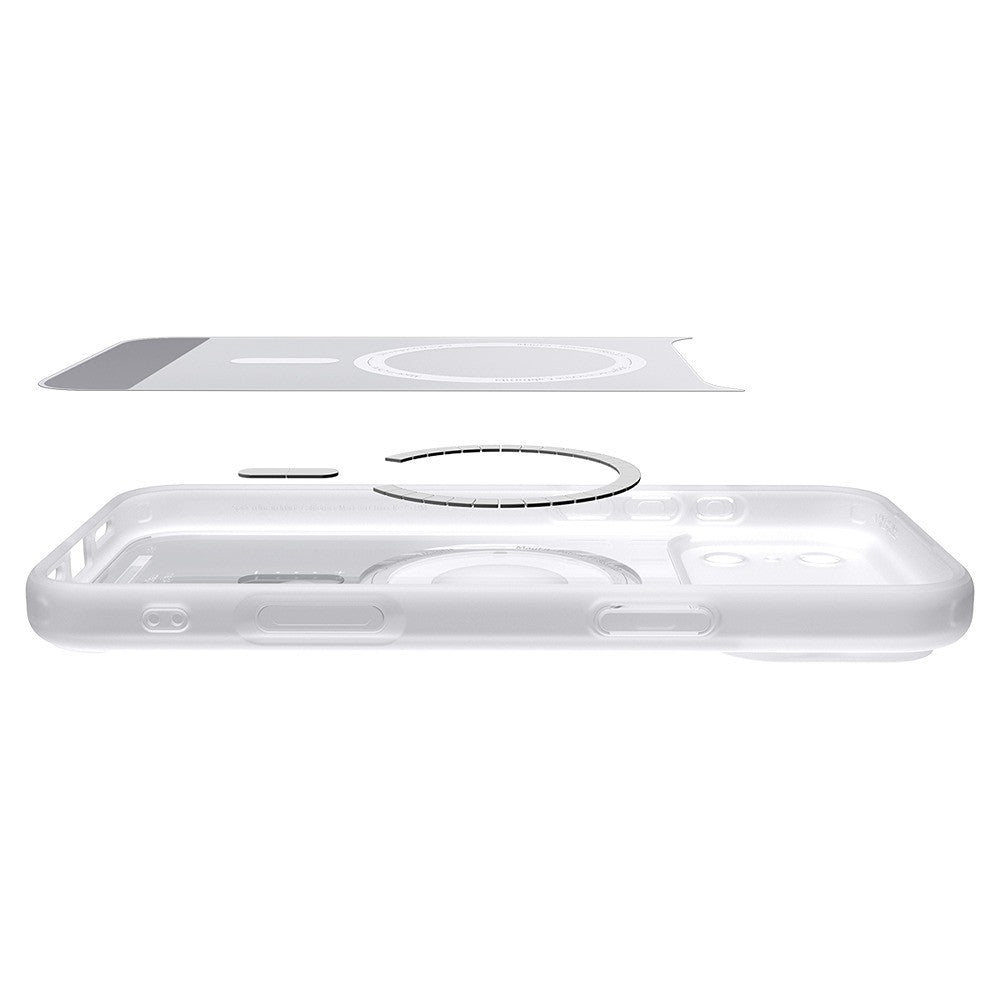 Spigen iPhone 17 Pro/iPhone 18 Pro Skal Ultra Hybrid MagFit Classic Silver
