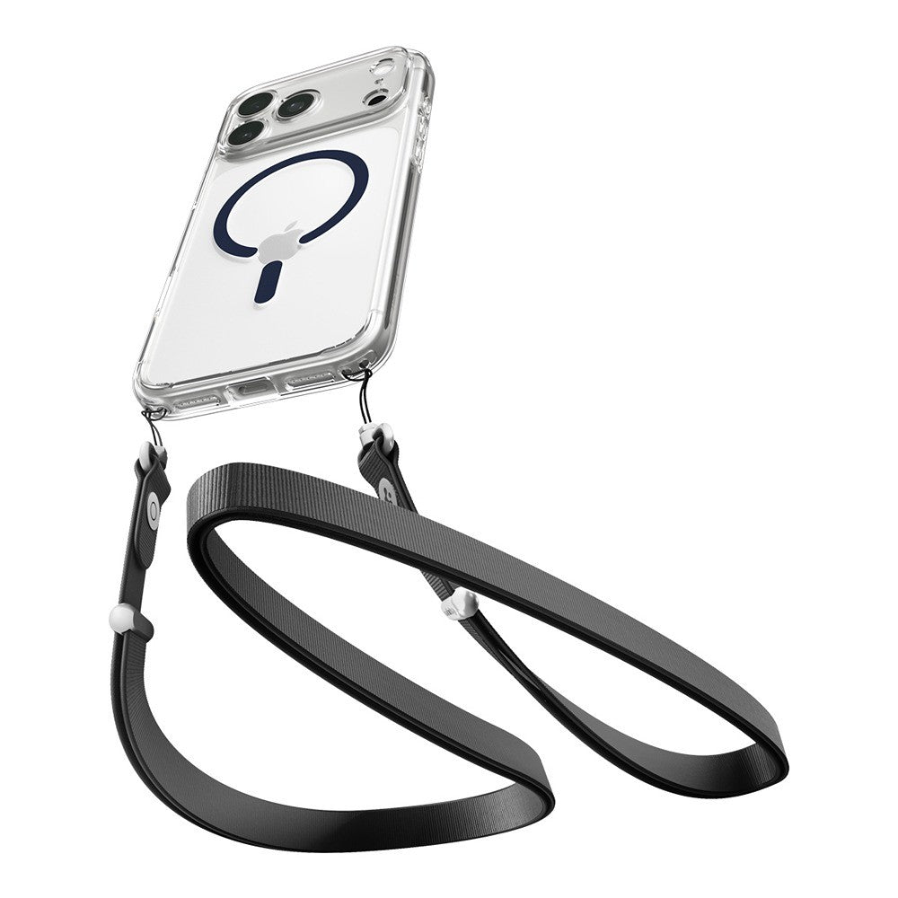 Spigen iPhone 17 Pro/iPhone 18 Pro Skal Ultra Hybrid MagFit Clear Deep Blue