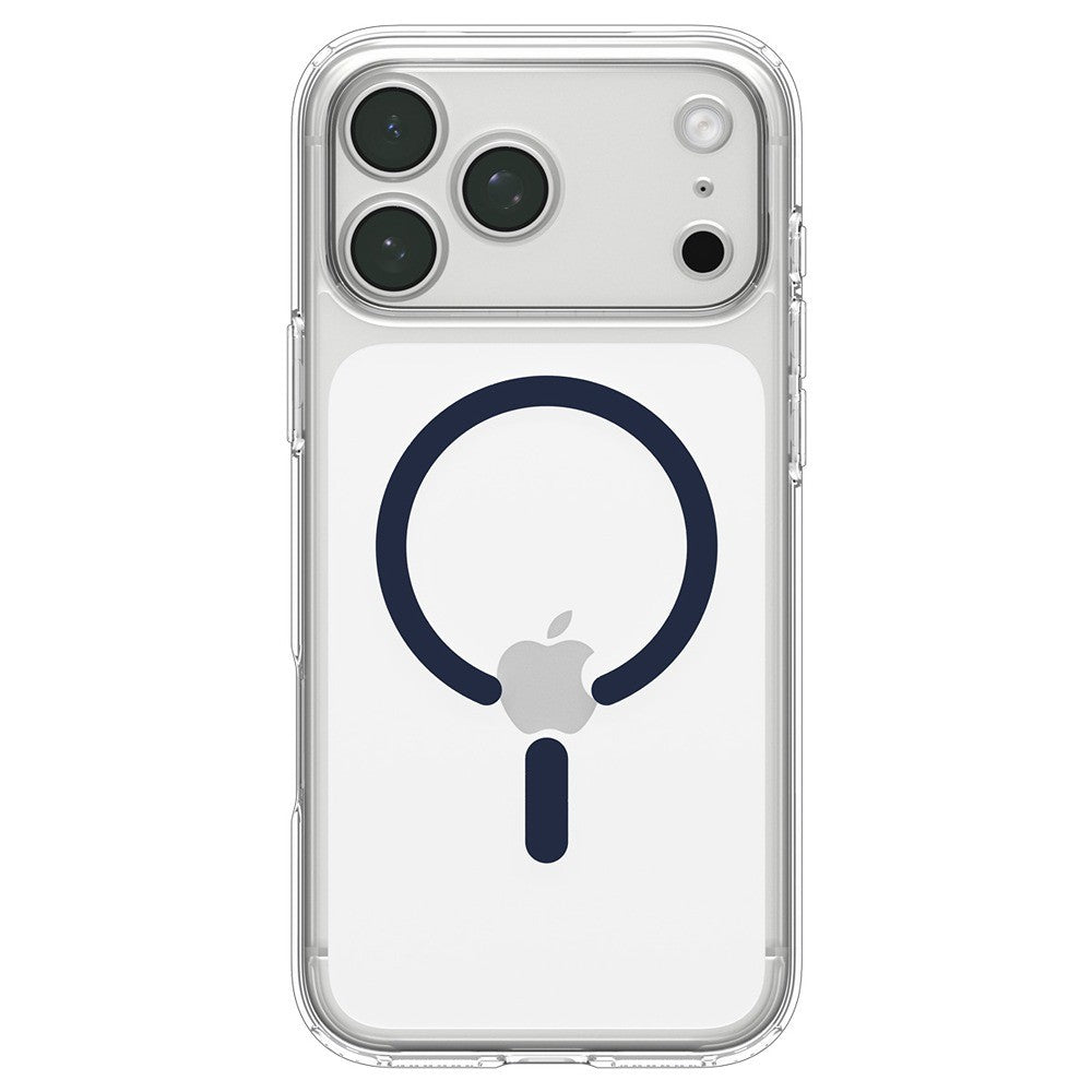 Spigen iPhone 17 Pro/iPhone 18 Pro Skal Ultra Hybrid MagFit Clear Deep Blue