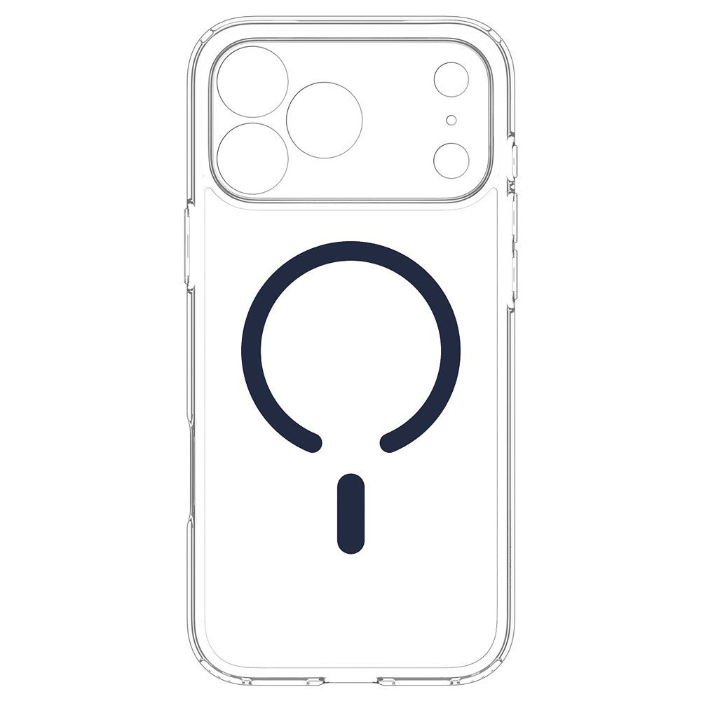 Spigen iPhone 17 Pro/iPhone 18 Pro Skal Ultra Hybrid MagFit Clear Deep Blue
