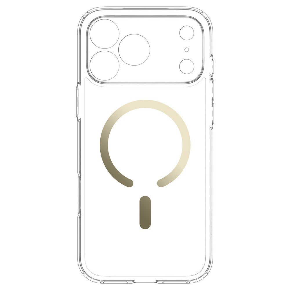 Spigen iPhone 17 Pro/iPhone 18 Pro Skal Ultra Hybrid MagFit Clear Gold