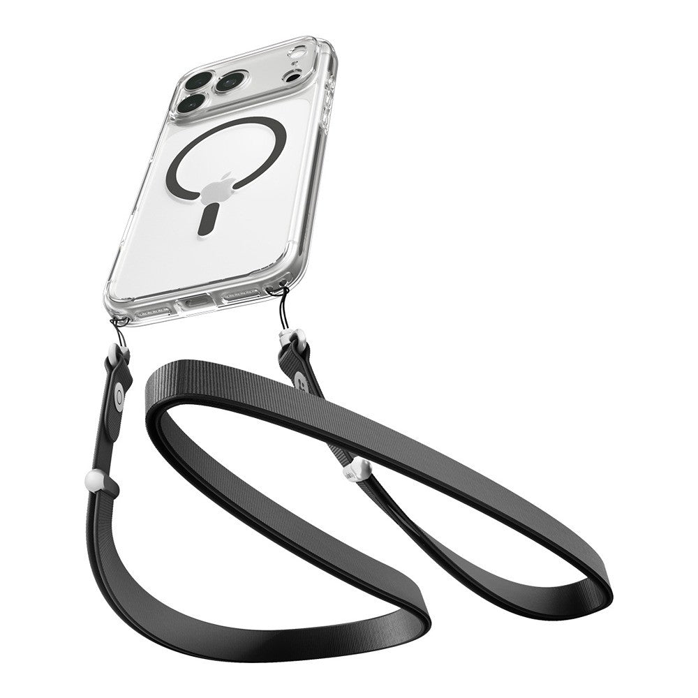 Spigen iPhone 17 Pro/iPhone 18 Pro Skal Ultra Hybrid MagFit Clear Graphite