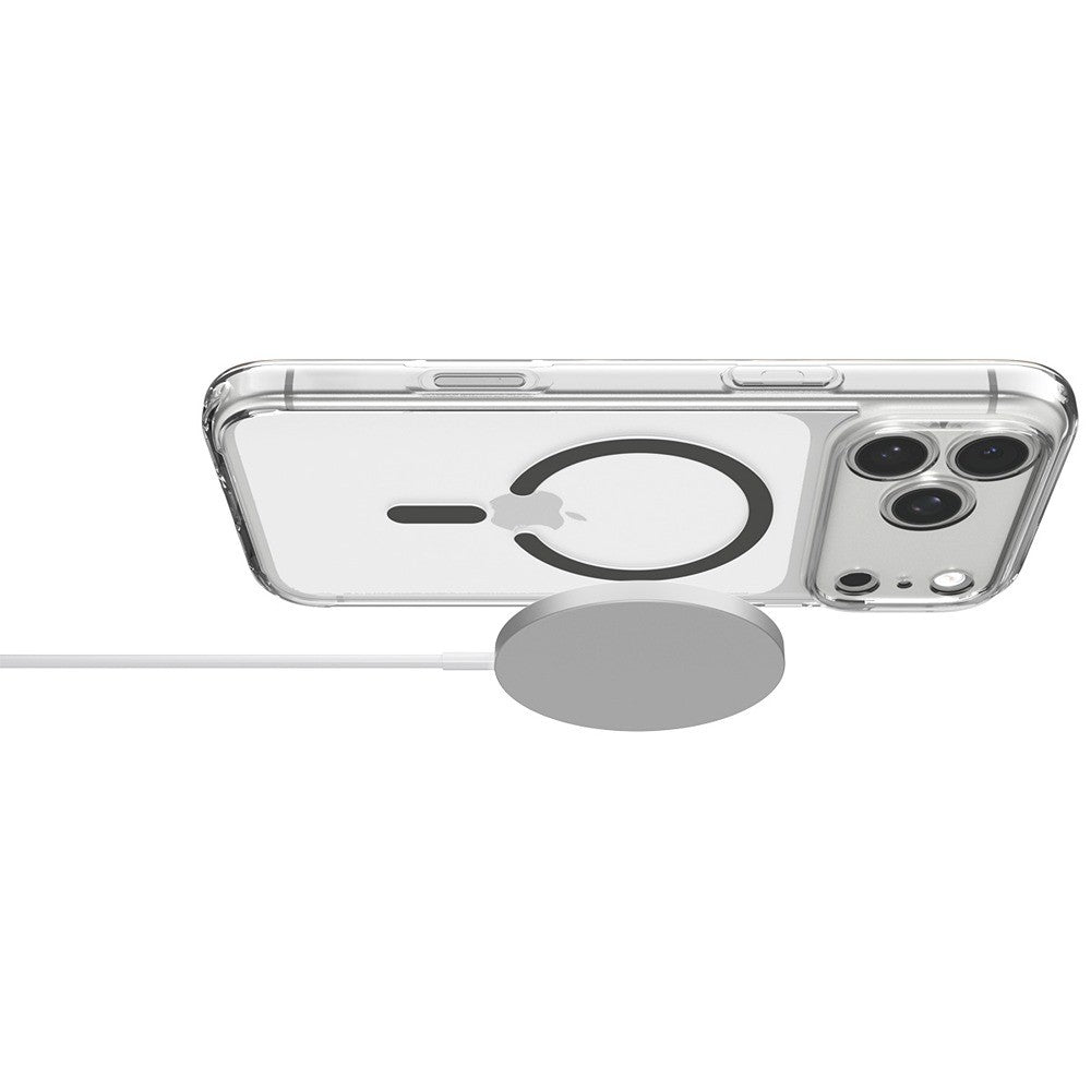 Spigen iPhone 17 Pro/iPhone 18 Pro Skal Ultra Hybrid MagFit Clear Graphite
