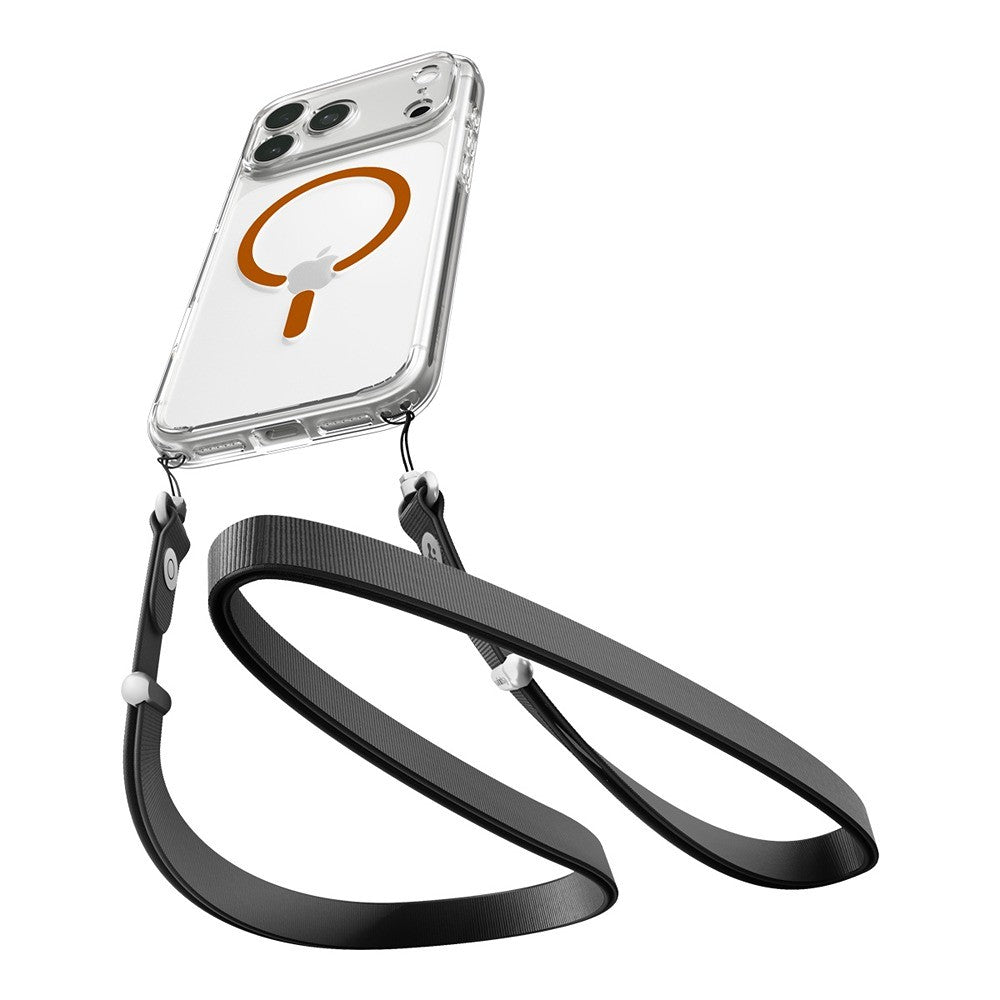 Spigen iPhone 17 Pro/iPhone 18 Pro Skal Ultra Hybrid MagFit Clear Orange
