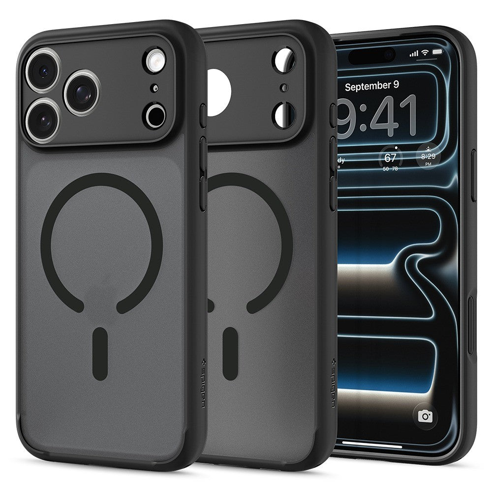 Spigen iPhone 17 Pro/iPhone 18 Pro Skal Ultra Hybrid MagFit Frost Black