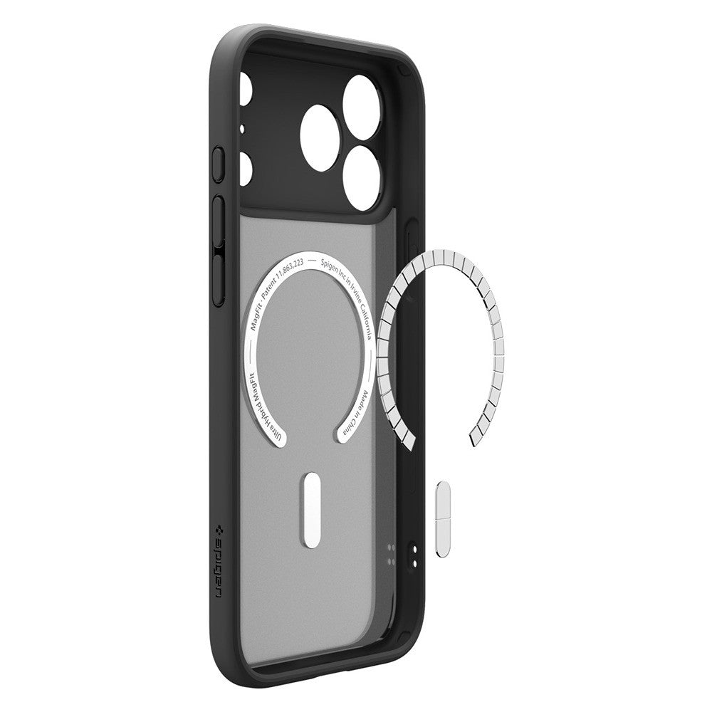 Spigen iPhone 17 Pro/iPhone 18 Pro Skal Ultra Hybrid MagFit Frost Black