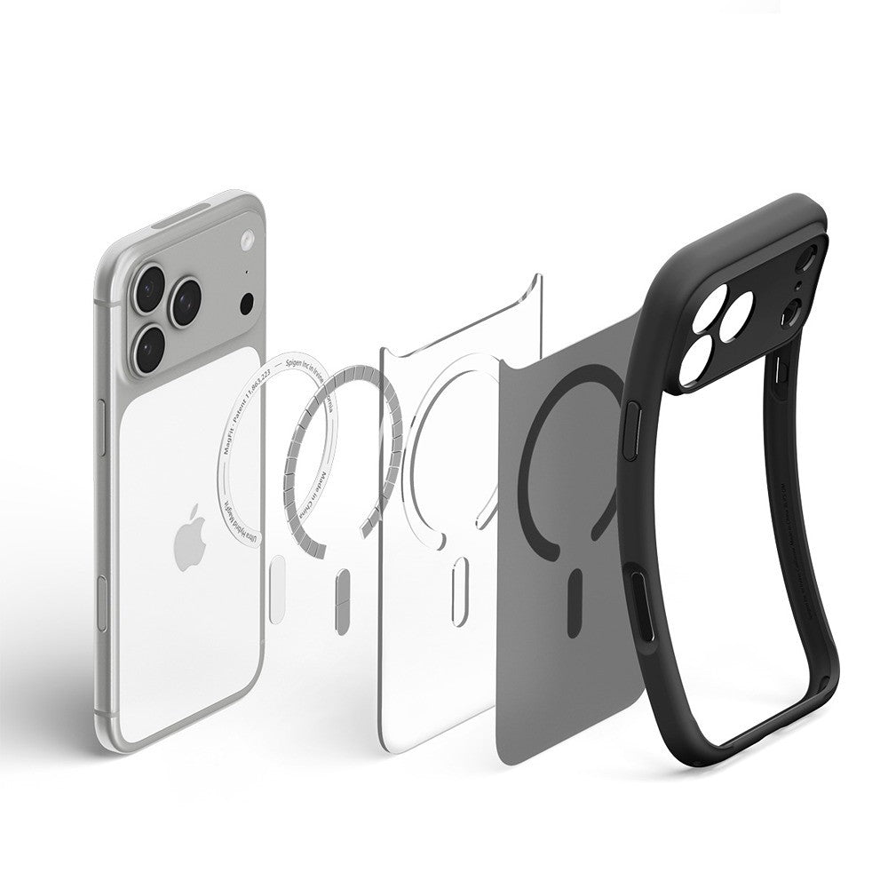 Spigen iPhone 17 Pro/iPhone 18 Pro Skal Ultra Hybrid MagFit Frost Black