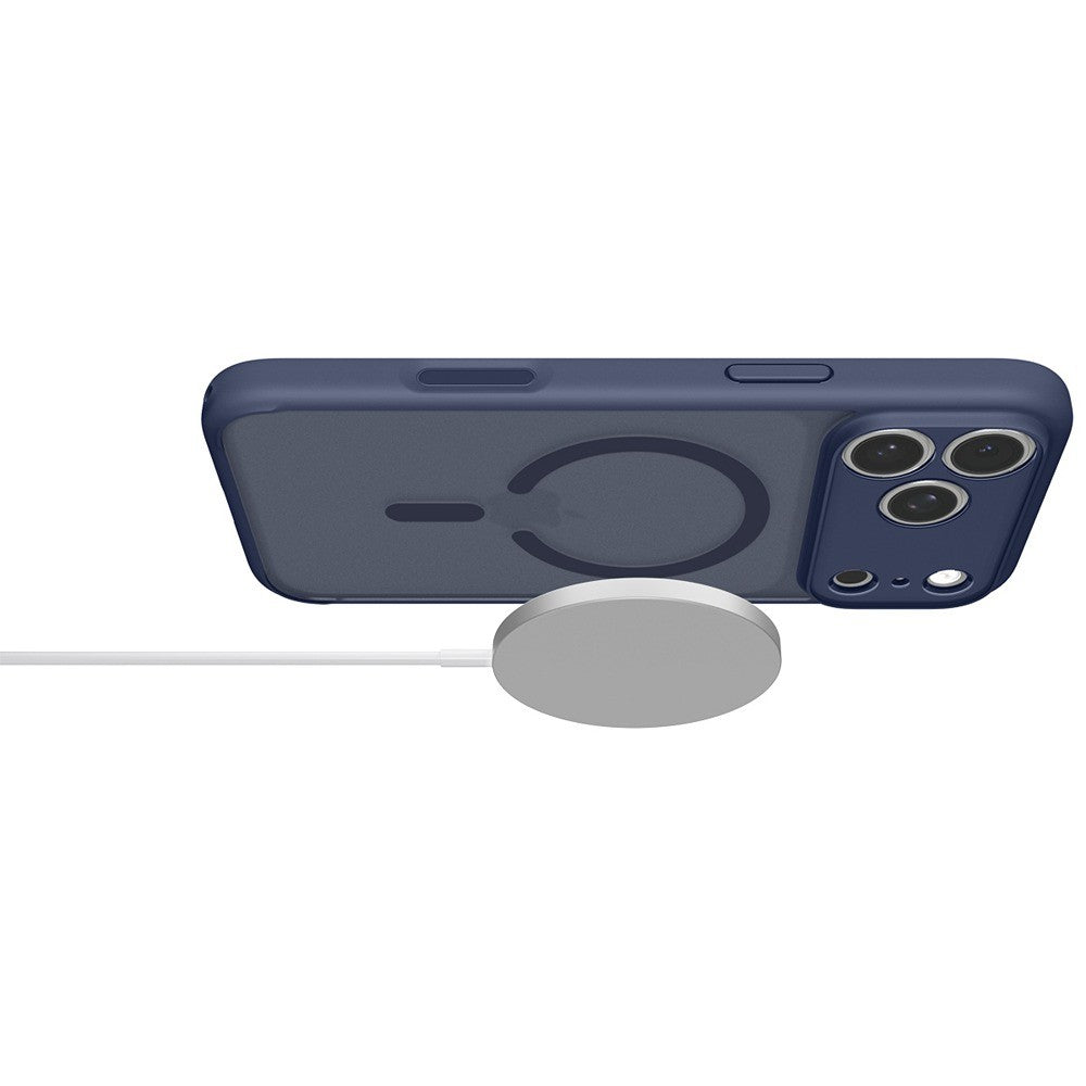 Spigen iPhone 17 Pro/iPhone 18 Pro Skal Ultra Hybrid MagFit Frost Deep Blue