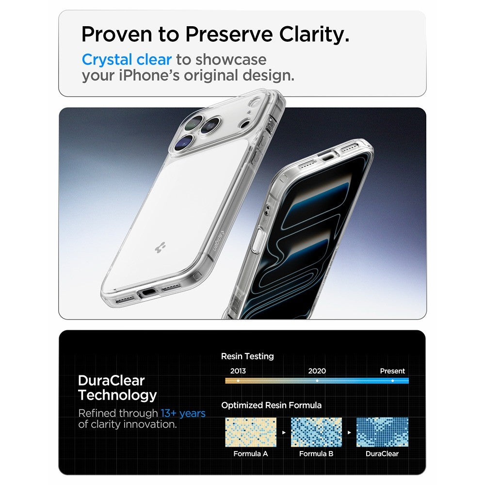 Spigen iPhone 17 Pro/iPhone 18 Pro Skal Ultra Hybrid T MagFit Glossy White