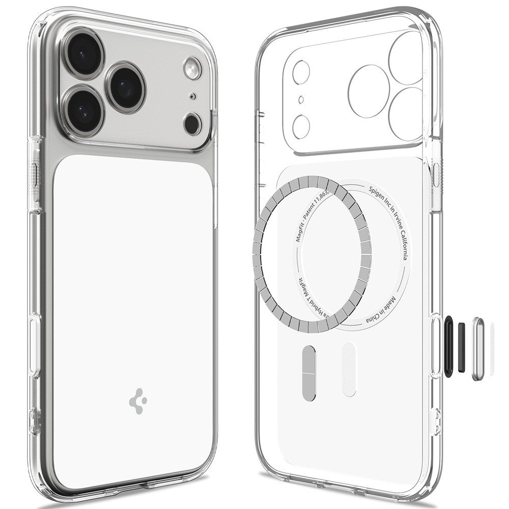 Spigen iPhone 17 Pro/iPhone 18 Pro Skal Ultra Hybrid T MagFit Glossy White