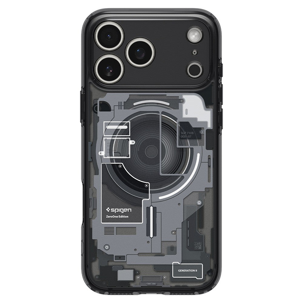 Spigen iPhone 17 Pro/iPhone 18 Pro Skal Ultra Hybrid Zero One MagFit Svart