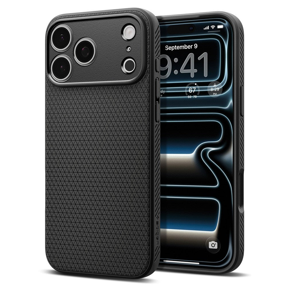 Spigen iPhone 17 Pro Max/iPhone 18 Pro Max Skal Liquid Air Matte Black