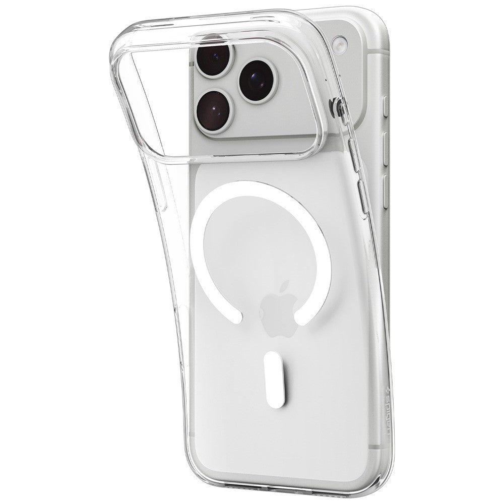 Spigen iPhone 17 Pro Max/iPhone 18 Pro Max Skal Liquid Crystal MagFit Clear White