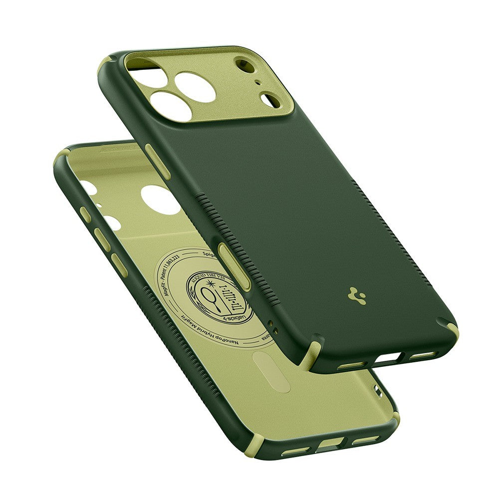 Spigen iPhone 17 Pro Max/iPhone 18 Pro Max Skal Nano Pop Hybrid MagFit Avo Green