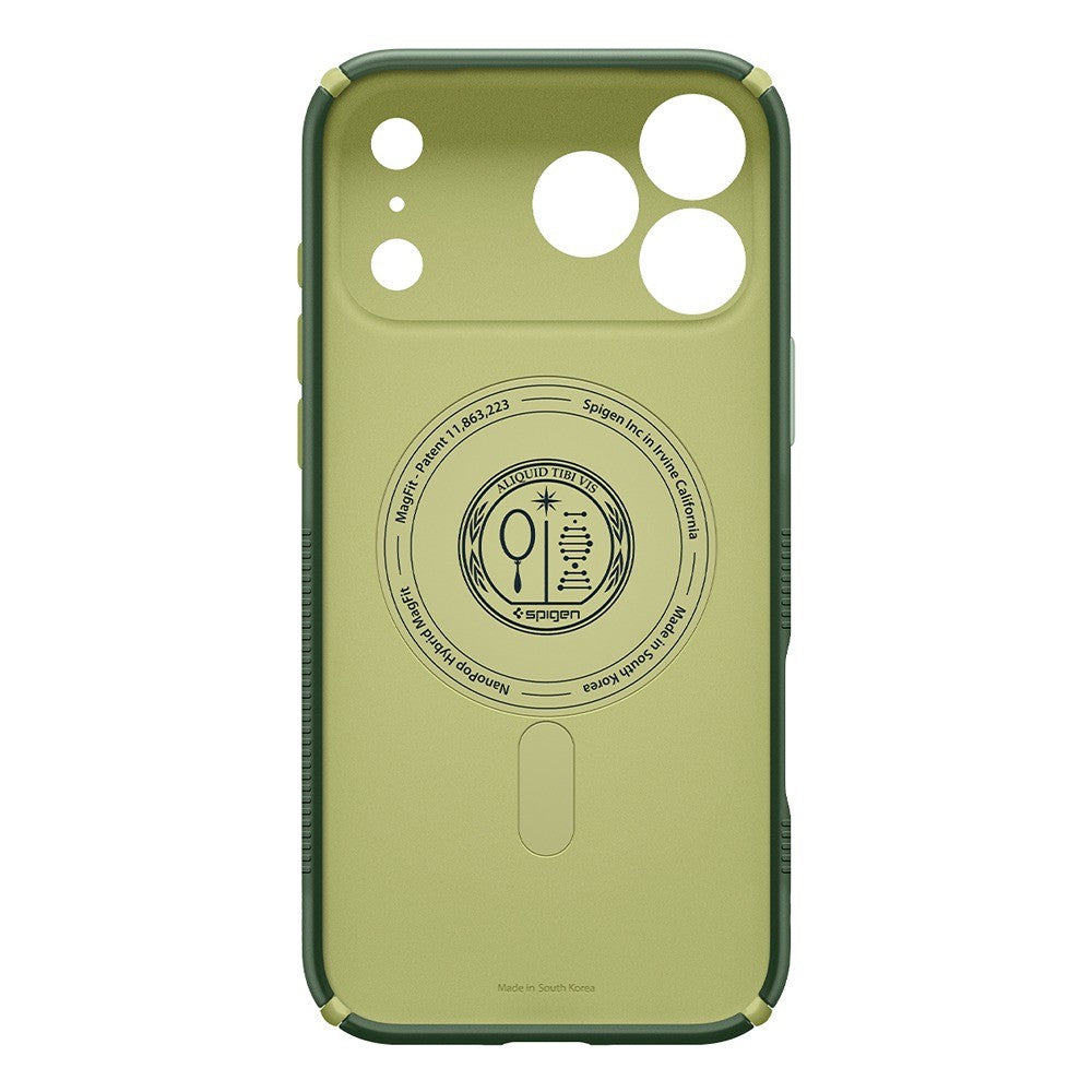 Spigen iPhone 17 Pro Max/iPhone 18 Pro Max Skal Nano Pop Hybrid MagFit Avo Green