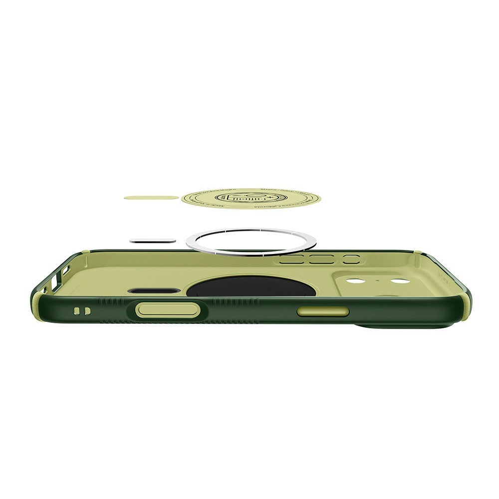 Spigen iPhone 17 Pro Max/iPhone 18 Pro Max Skal Nano Pop Hybrid MagFit Avo Green