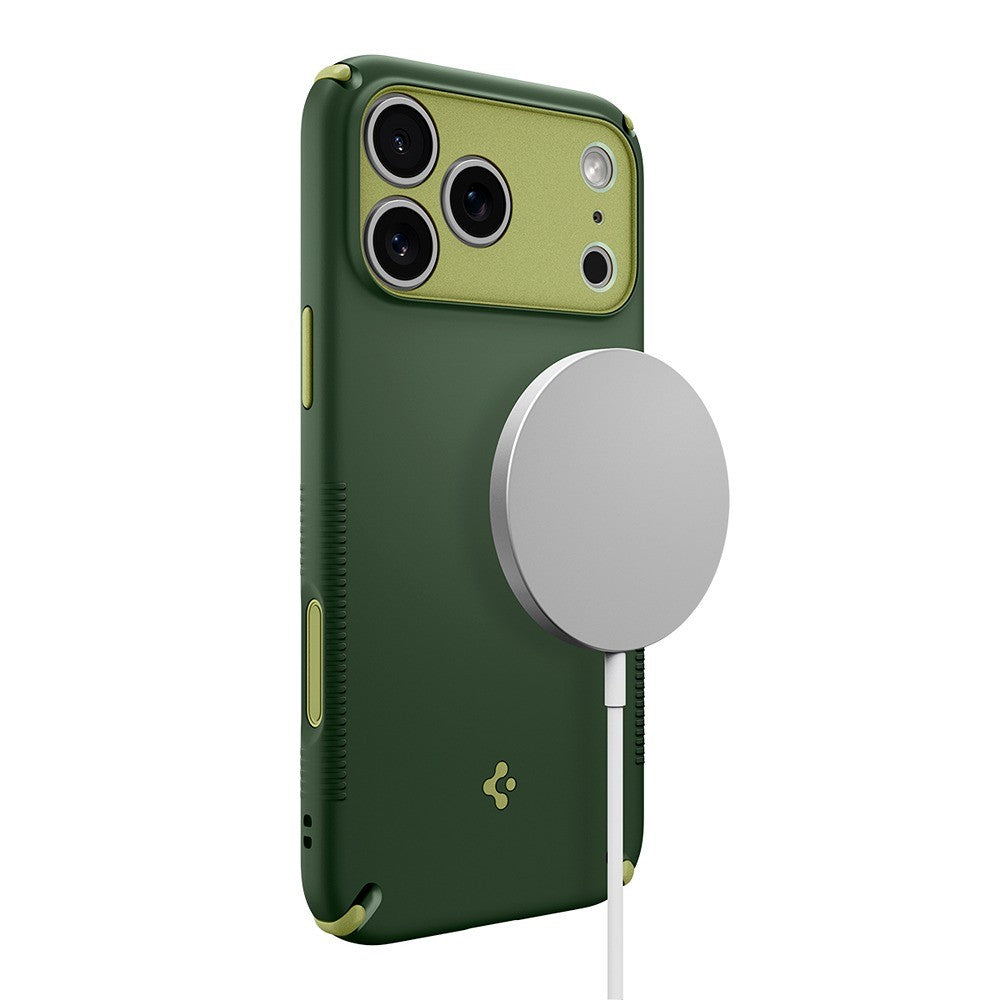 Spigen iPhone 17 Pro Max/iPhone 18 Pro Max Skal Nano Pop Hybrid MagFit Avo Green