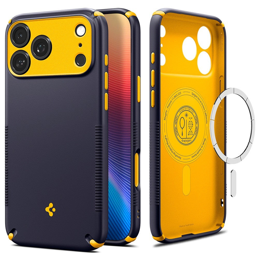 Spigen iPhone 17 Pro Max/iPhone 18 Pro Max Skal Nano Pop Hybrid MagFit Blueberry Navy
