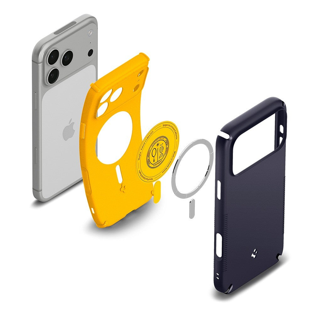 Spigen iPhone 17 Pro Max/iPhone 18 Pro Max Skal Nano Pop Hybrid MagFit Blueberry Navy