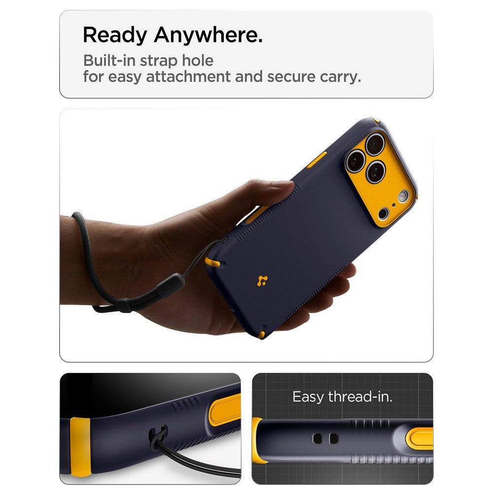 Spigen iPhone 17 Pro Max/iPhone 18 Pro Max Skal Nano Pop Hybrid MagFit Blueberry Navy
