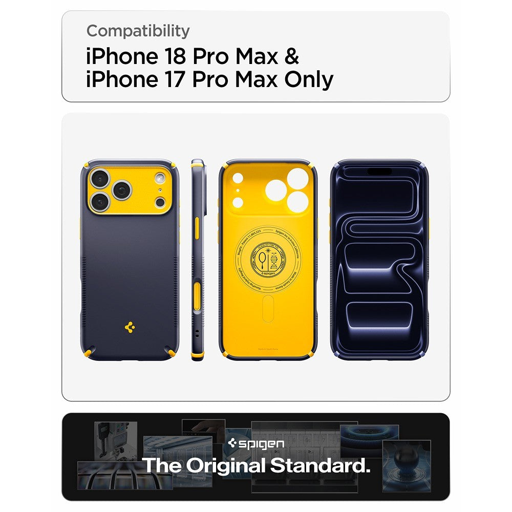 Spigen iPhone 17 Pro Max/iPhone 18 Pro Max Skal Nano Pop Hybrid MagFit Blueberry Navy