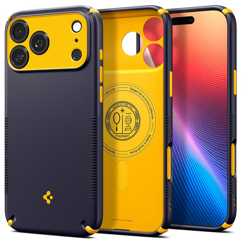 Spigen iPhone 17 Pro Max/iPhone 18 Pro Max Skal Nano Pop Hybrid MagFit Blueberry Navy