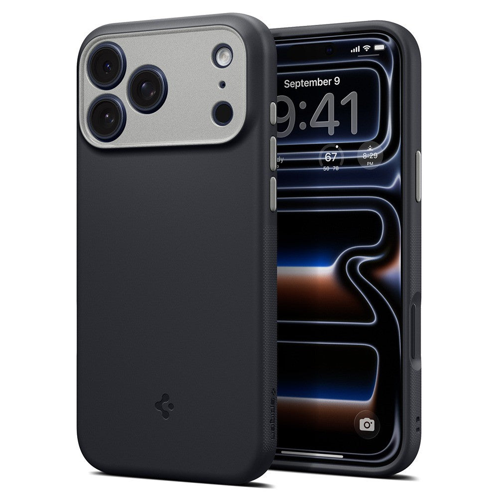 Spigen iPhone 17 Pro Max/iPhone 18 Pro Max Skal Nano Pop MagFit Black Sesame