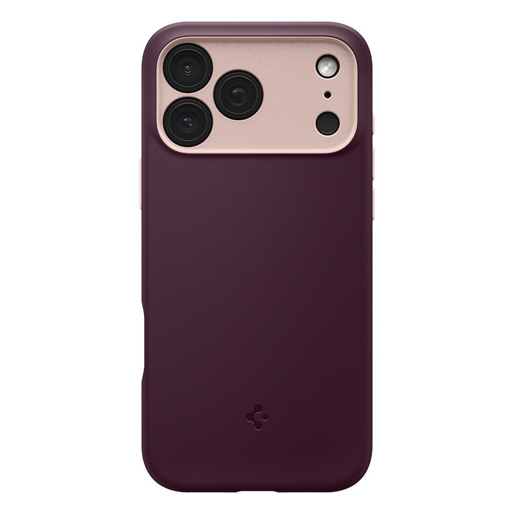 Spigen iPhone 17 Pro Max/iPhone 18 Pro Max Skal Nano Pop MagFit Burgundy Bean