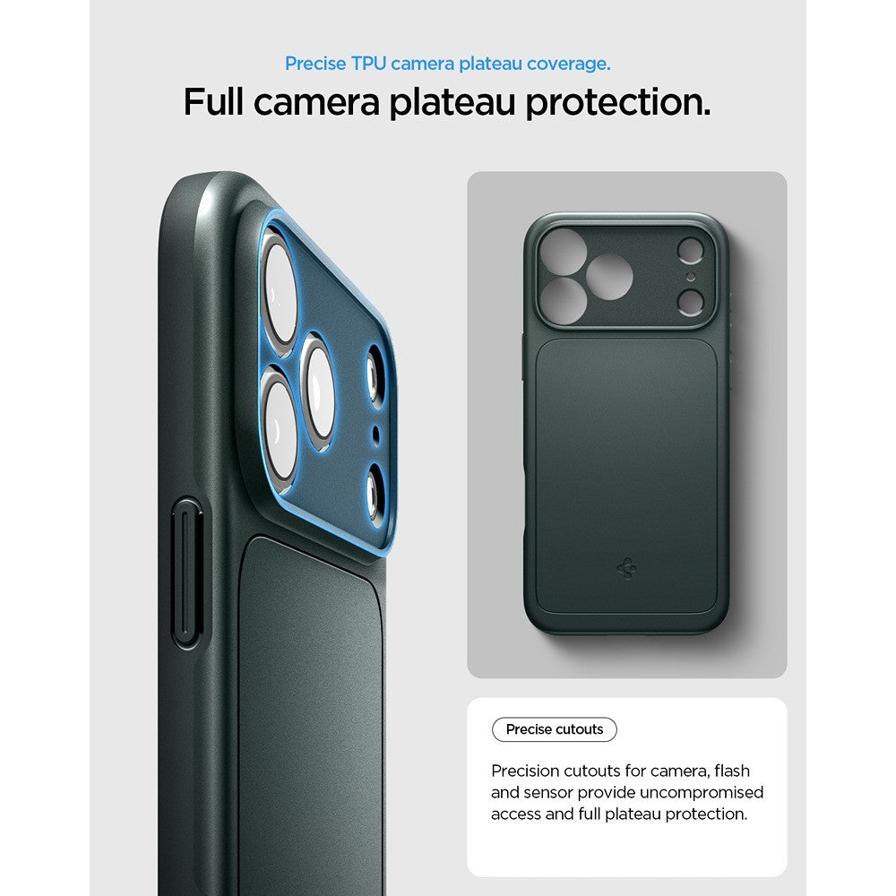 Spigen iPhone 17 Pro Max/iPhone 18 Pro Max Skal Thin Fit MagFit Abyss Green