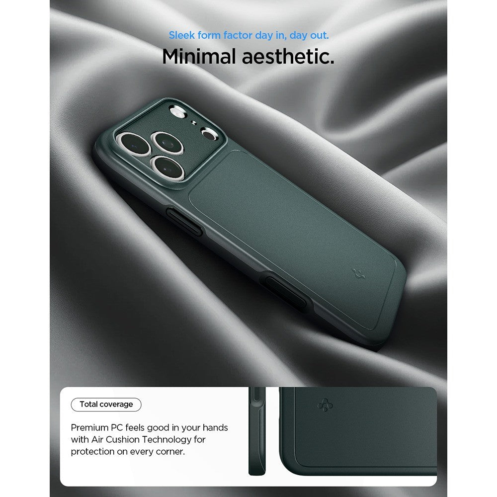 Spigen iPhone 17 Pro Max/iPhone 18 Pro Max Skal Thin Fit MagFit Abyss Green