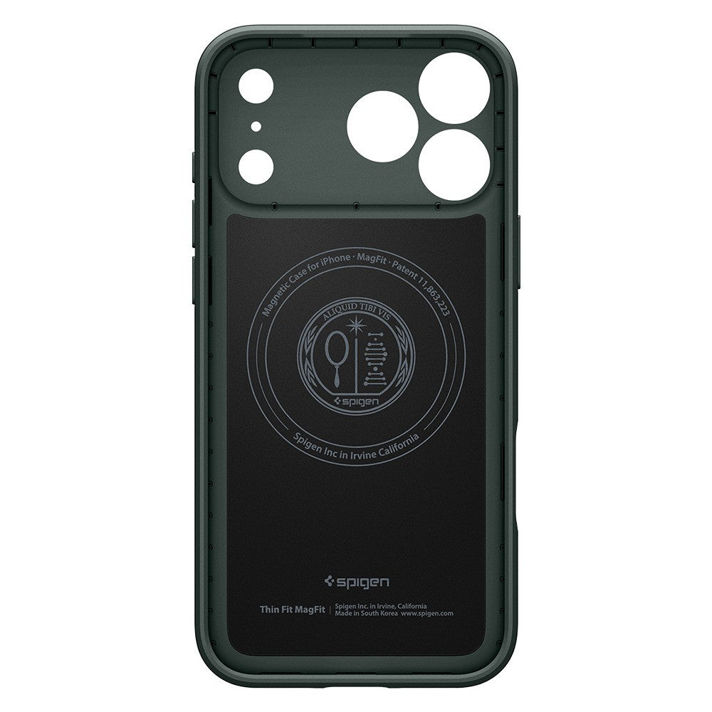 Spigen iPhone 17 Pro Max/iPhone 18 Pro Max Skal Thin Fit MagFit Abyss Green