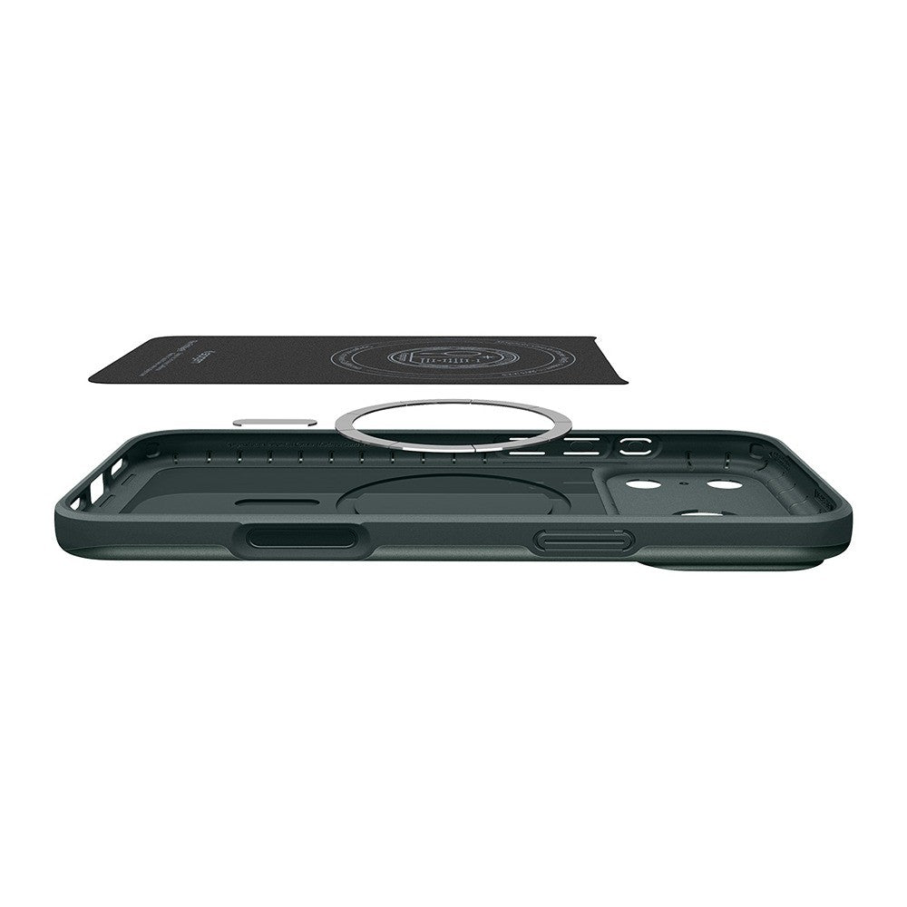 Spigen iPhone 17 Pro Max/iPhone 18 Pro Max Skal Thin Fit MagFit Abyss Green