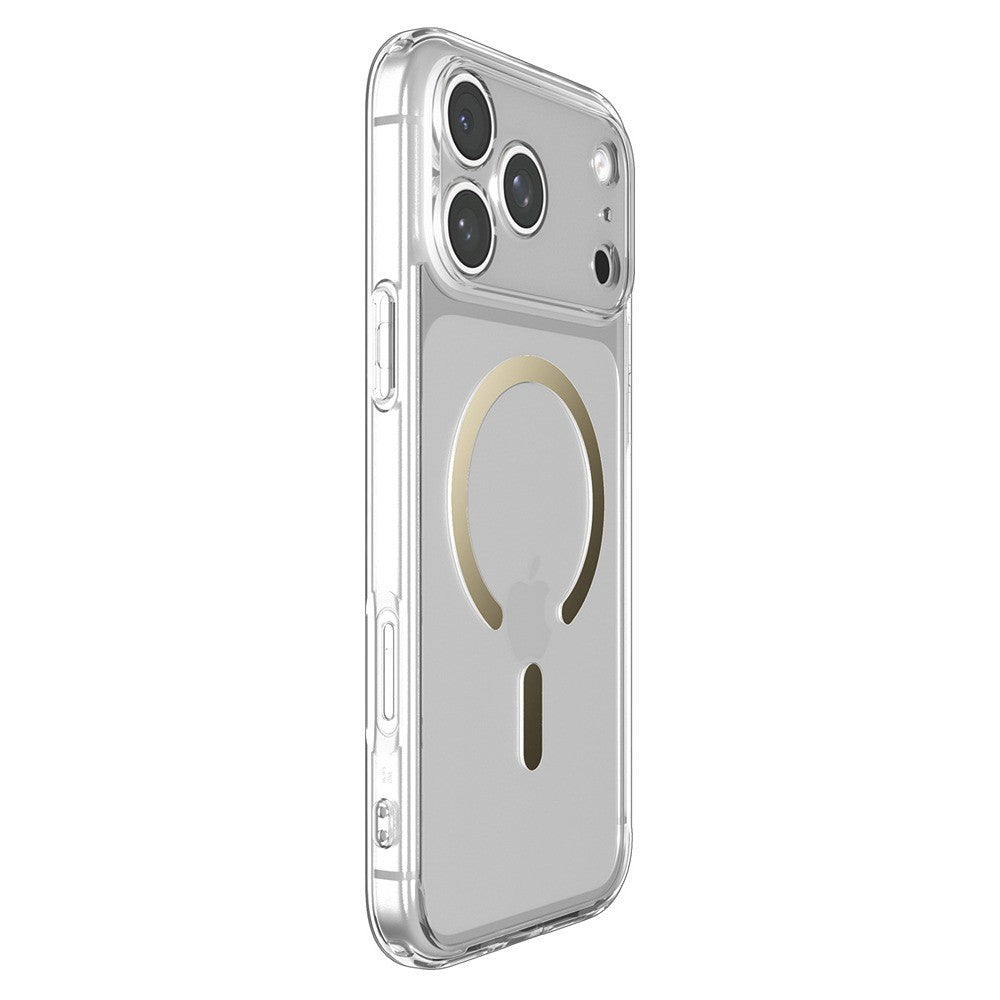Spigen iPhone 17 Pro Max/iPhone 18 Pro Max Skal Ultra Hybrid MagFit Clear Gold