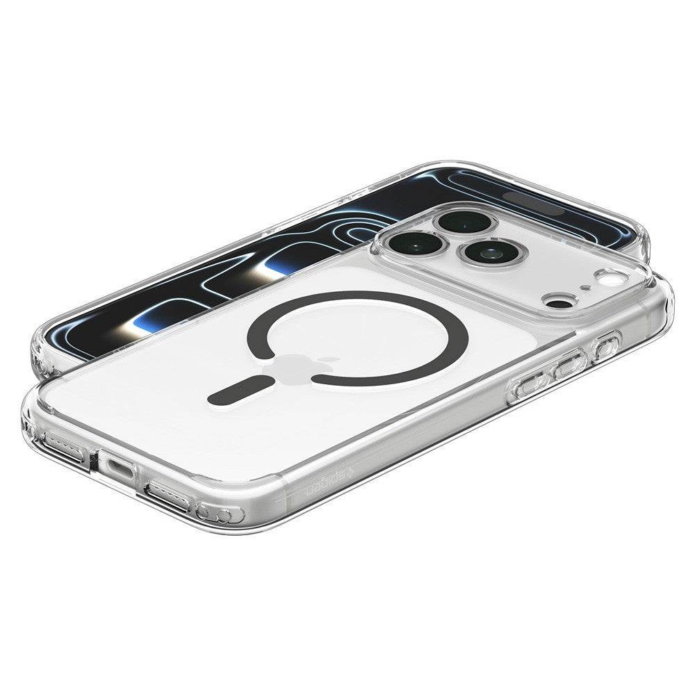 Spigen iPhone 17 Pro Max/iPhone 18 Pro Max Skal Ultra Hybrid MagFit Clear Graphite