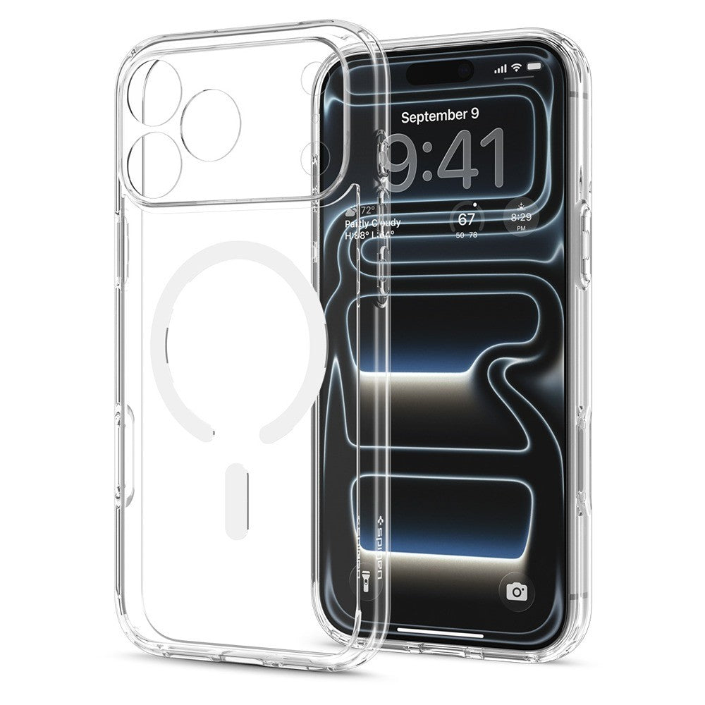 Spigen iPhone 17 Pro Max/iPhone 18 Pro Max Skal Ultra Hybrid MagFit Clear White