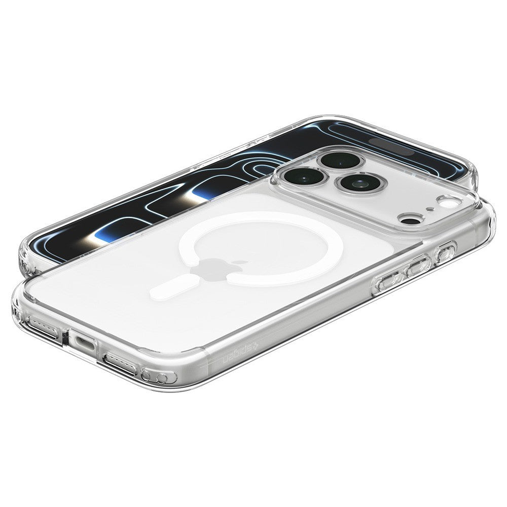 Spigen iPhone 17 Pro Max/iPhone 18 Pro Max Skal Ultra Hybrid MagFit Clear White