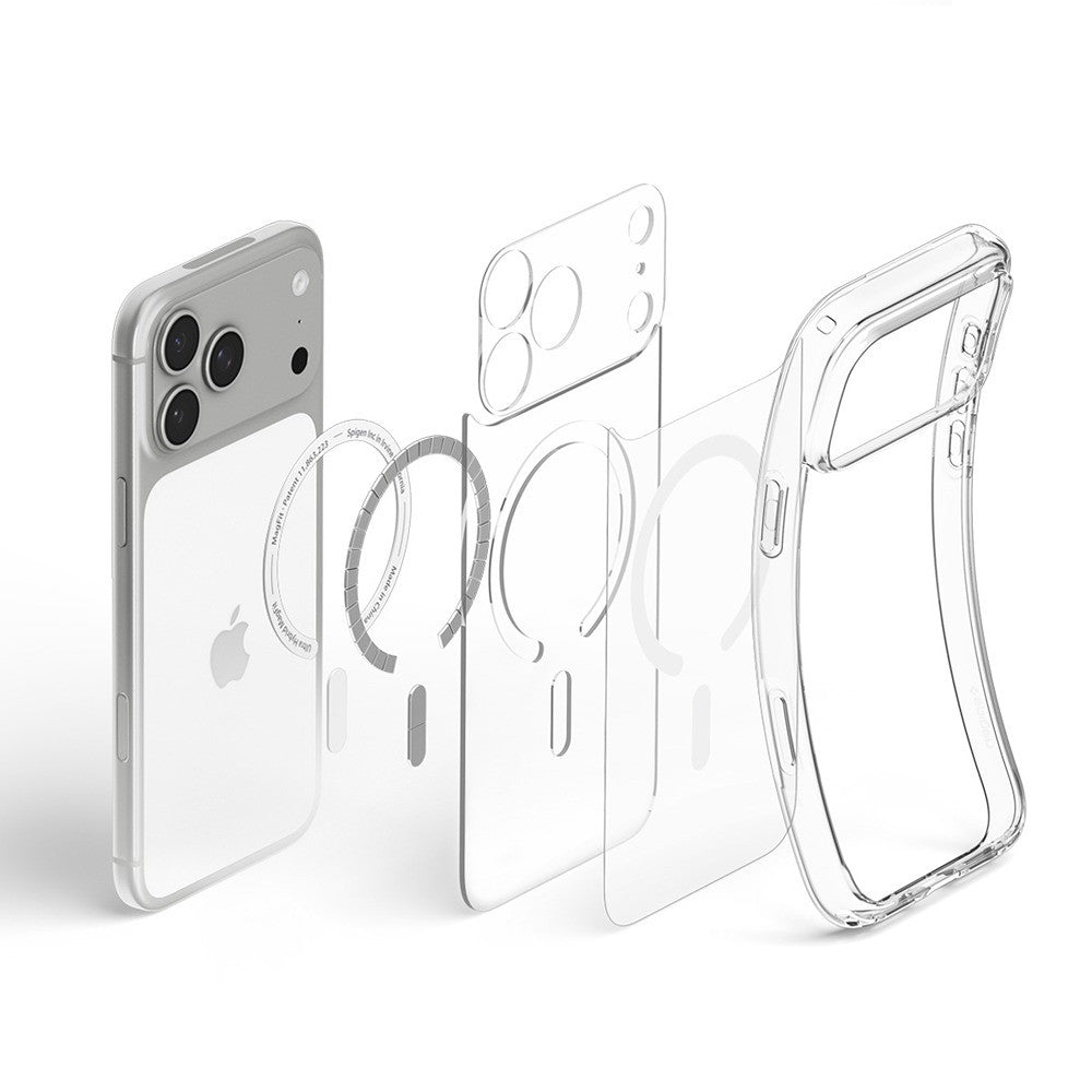 Spigen iPhone 17 Pro Max/iPhone 18 Pro Max Skal Ultra Hybrid MagFit Clear White